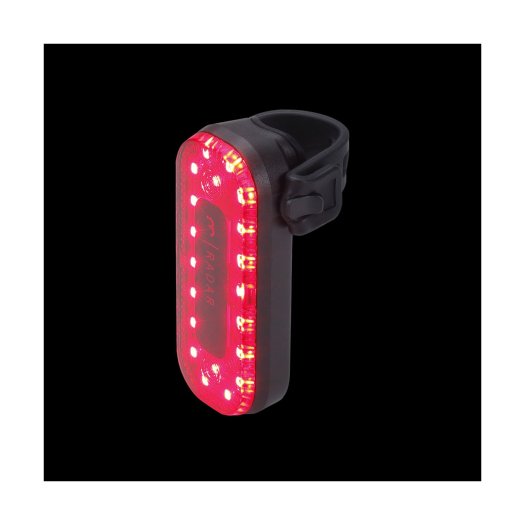 BBB KERÉKPÁROS HÁTSÓ LÁMPA + SIGNAL RADAR, USB-C, 80 LUMEN