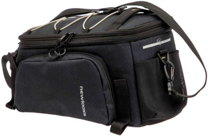 NEW LOOXS SPORTS TRUNK BAG STRAPS CSOMAGTARTÓ TÁSKA [FEKETE] [29 liter] [34,5 x 24 x 20 cm]
