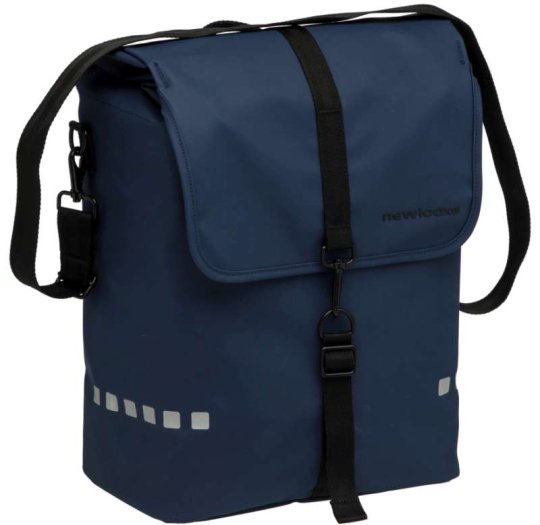 NEW LOOXS ODENSE SINGLE KERÉKPÁROS OLDALTÁSKA [SÖTÉTKÉK] [17,5 liter] [32 x 16 x 38 cm]