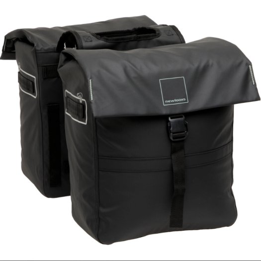 NEW LOOXS LEEDS DUPLA KERÉKPÁROS TÁSKA [FEKETE] [38 liter] [2 x 33 x 18 x 38 cm]