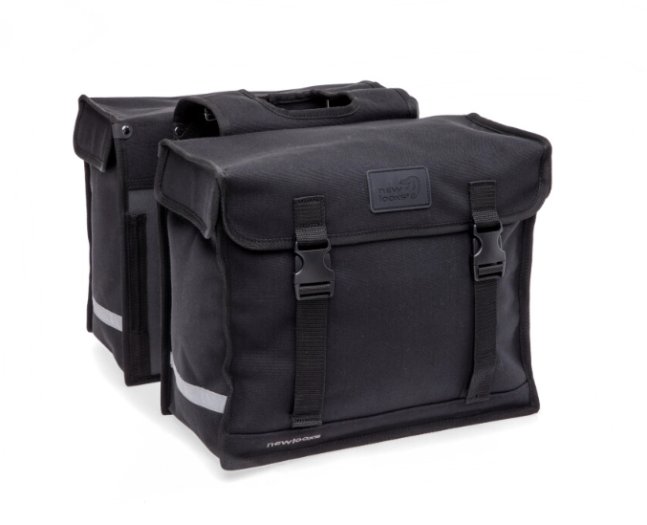 NEW LOOXS PANNIER DELUXE DUPLA BASIC KERÉKPÁROS TÁSKA [FEKETE] [46 liter] [2 x 39 x 18 x 33 cm]