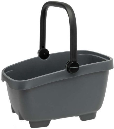 NEW LOOXS CLIPPER RT 2.0 KERÉKPÁROS KOSÁR [SZÜRKE] [28 liter] [Max. 10 kg] [49 x 37 x 29 cm]