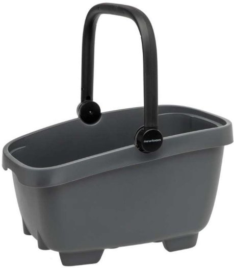 NEW LOOXS CLIPPER MIK KERÉKPÁROS KOSÁR [SZÜRKE] [28 liter] [Max. 10 kg] [49 x 37 x 29 cm]