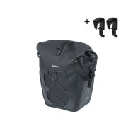 BASIL NAVIGATOR WATERPROOF L MIK HOOKS EGYOLDALAS TÁSKA [25-31 L] [FEKETE]