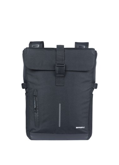 BASIL MOVE DOUBLE BAG DUPLA CSOMAGTARTÓ TÁSKA [FEKETE]