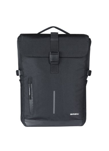 BASIL MOVE DOUBLE BAG MIK 2.0 DUPLA CSOMAGTARTÓ TÁSKA [FEKETE]
