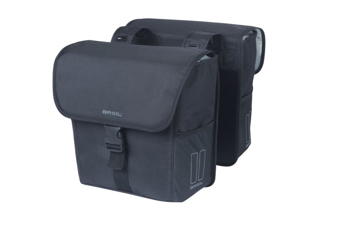 BASIL GO DOUBLE BAG DUPLA TÁSKA [SOLID FEKETE]