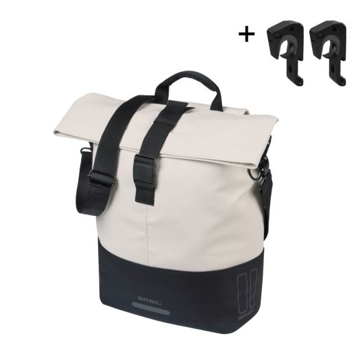BASIL COVE SHOPPER EGYOLDALAS TÁSKA [TÖRTFEHÉR/FEKETE]