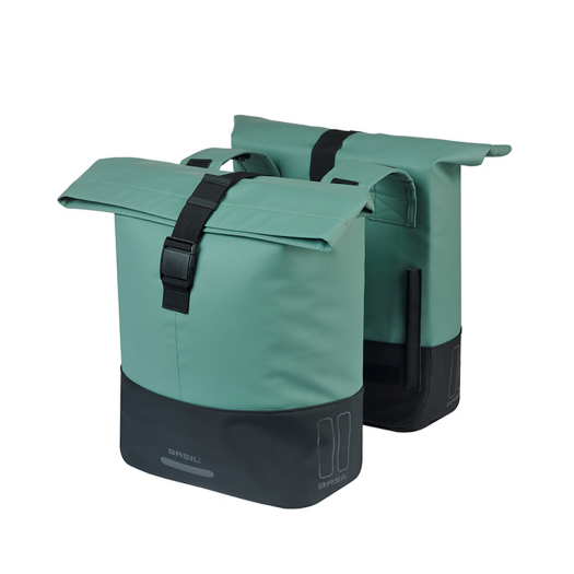 BASIL COVE DOUBLE PANNIER BAG DUPLA TÁSKA [ZÖLD/FEKETE]