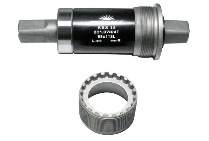 SUNRACE [BBS15] JIS NÉGYSZÖG TENGELYES MONOBLOKK - 68x118 mm