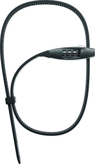 ABUS COMBIFLEX TRAVELGUARD MINI KÁBELLAKAT, SZÁMZÁRRAL [70 cm] [FEKETE]