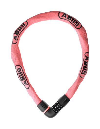 ABUS TRESOR [6807C/110] SZÁMZÁRAS LÁNCOS LAKAT [7 mm x 110 cm] [ROSE BLUSH]