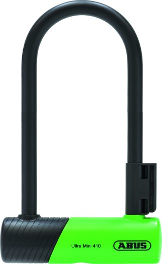 ABUS ULTRA 410K U-LAKAT + SH VÁZTARTÓ KONZOL – KOMPAKT VÉDELEM STÍLUSOS ZÖLD SZÍNBEN, 18 CM