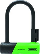 ABUS ULTRA [410K] U-LAKAT + SH VÁZTARTÓ KONZOL – ULTRAKOMPAKT VÉDELEM STÍLUSOS ZÖLD SZÍNBEN, 14 CM