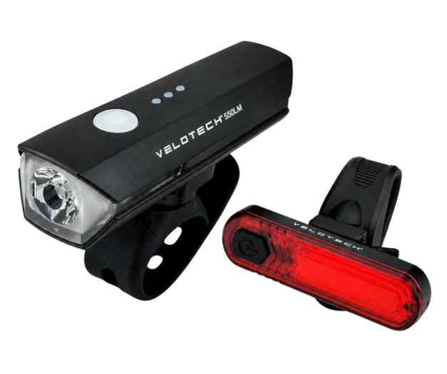 VELOTECH [550 lumen] LÁMPA SZETT [USB-C]